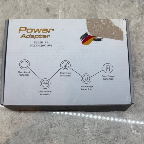 Surface Pro Black Power Adapter with Cable box and manual. New opened box. - Picture 5 of 5